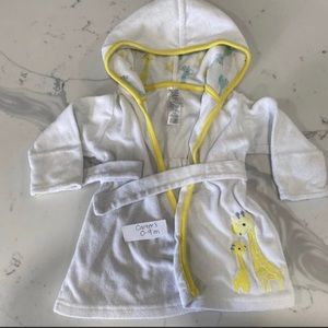 Carters Baby bath robe size 0-9 months